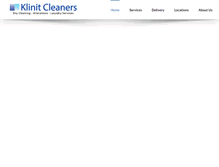 Tablet Screenshot of klinitcleaners.com